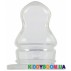 Соска силиконовая ортодонтическая с Х-образным отверстием для каш Baby Team 2221 